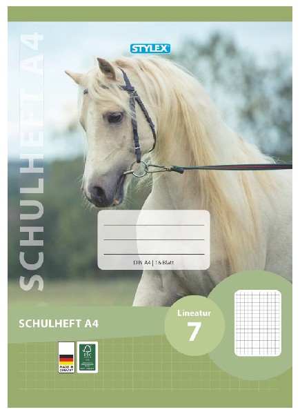 [220807] SCHULHEFT A4 LINEATUR 7