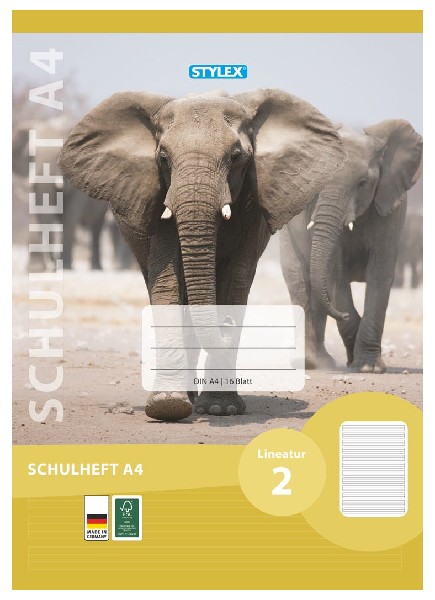 [220802] SCHULHEFT A4 LINEATUR 2