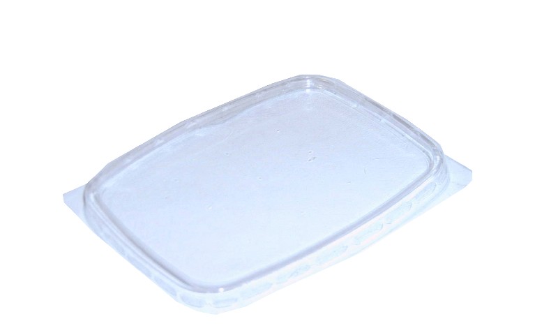 DECKEL ECKIG,GLASKLAR,PET