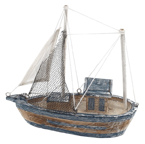 FISCHERBOOT,BLAU,22CM