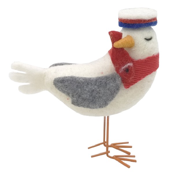 FILZ MÖWE,STEH.11,5X4CM