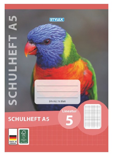 [220305] SCHULHEFT A5 LINEATUR 5
