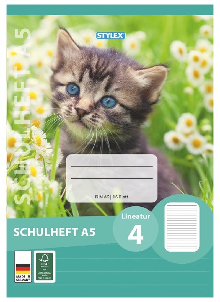 [220304] SCHULHEFT A5 LINEATUR 4