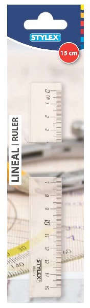 [213503] LINEAL,KUNSTSTOFF,15CM SB