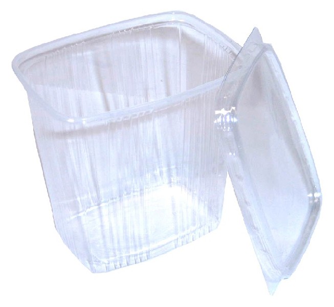[794811] SALATBECHER PP ECKIG 500G