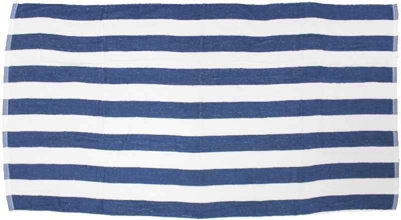 LIEGETUCH 75X150CM BLAU/W