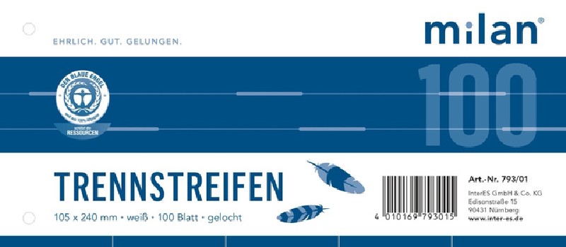 TRENNSTREIFEN,100ER,BLAU