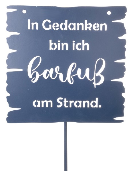 SCHILD-STECKER,BARFUß,125