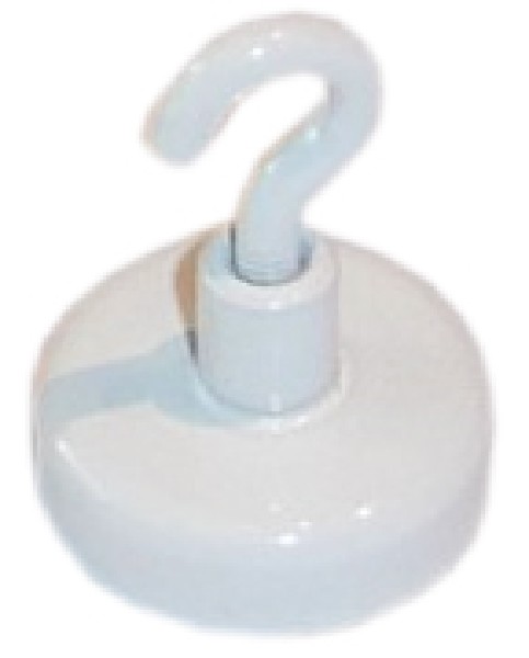 MAGNETHAKEN 20MM WEISS