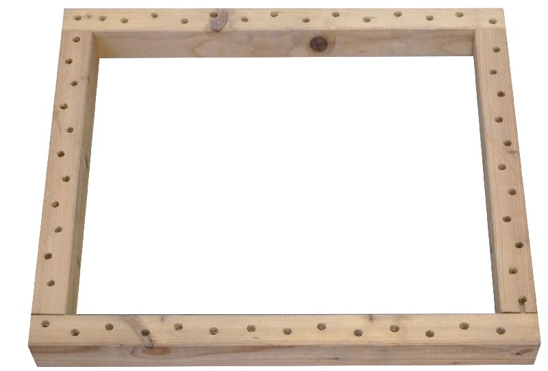 FLAGGENSTANDER HOLZ VIERE