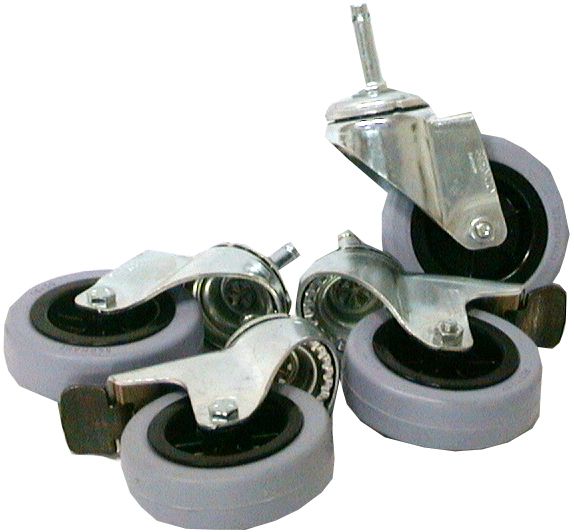 ROLLENSATZ 4ER/75MM GUMMI