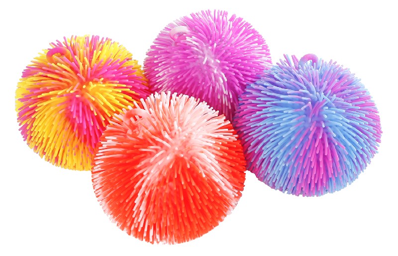 PUFFERBALL 20CM,4FA.SORT.