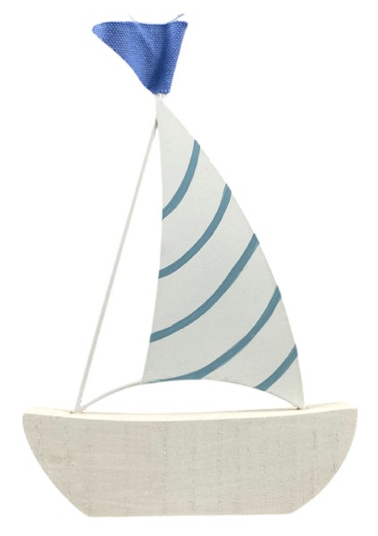 SEGELBOOT,HOLZ,23X15CM
