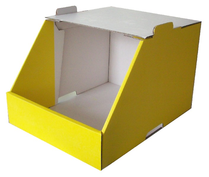 DISPLAY STAPELKARTON GELB