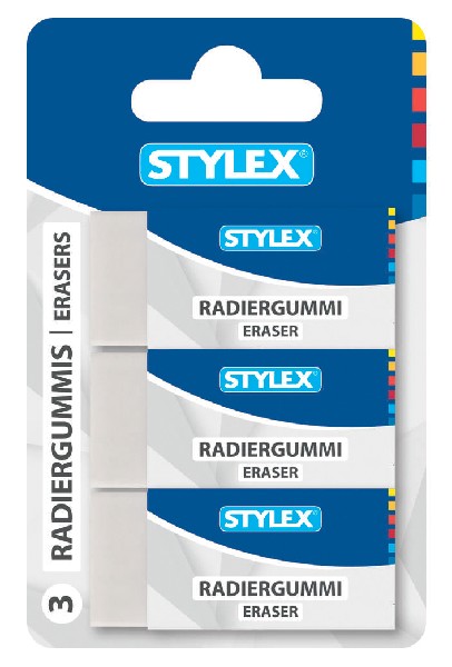 RADIERGUMMI WEISS 3ER  SB