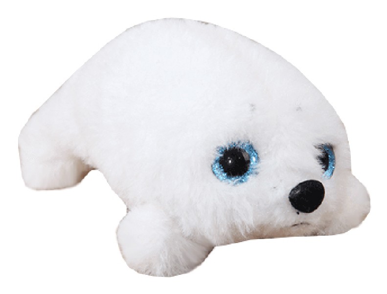PL.SEEHUND,LIEG.WEIß,18CM