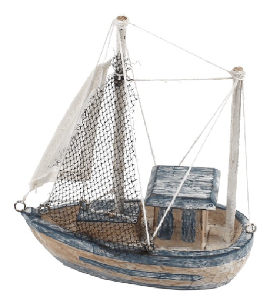 FISCHERBOOT,BLAU,16CM