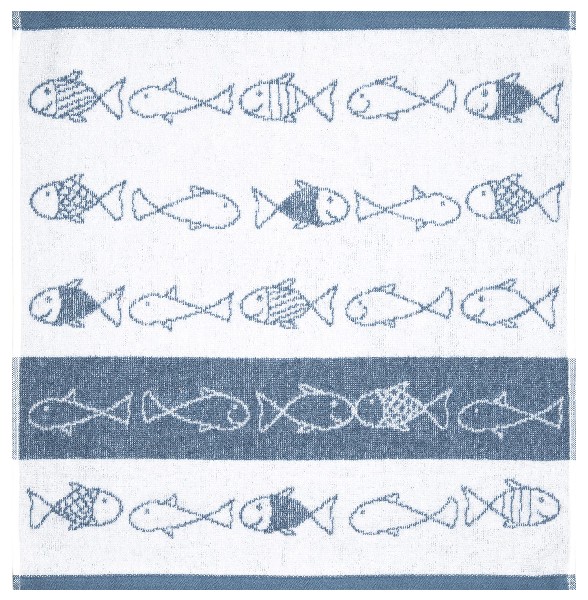 FROTTEE,KÜ-TUCH,KISS,BLAU