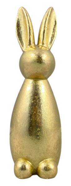 HASE STEHEND GOLD 15CM