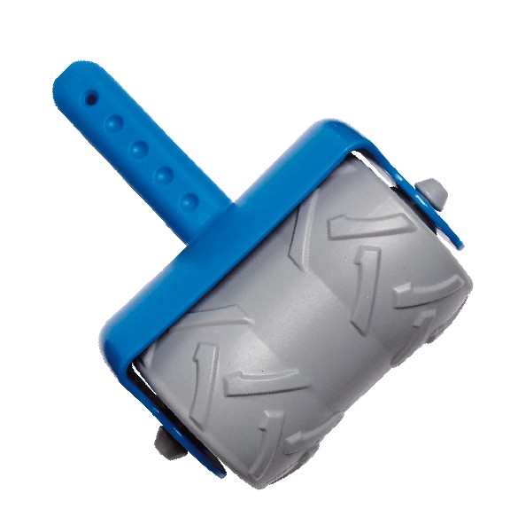 STRUKTURROLLER,18CM,BLAU