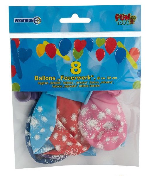 [56565] BALLON FEUERWERK,8ER SB