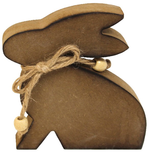 [61735] HASE HOLZ BRAUN 13X2,5CM