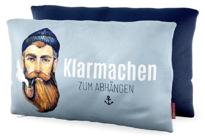 KISSEN,SEEMANN,25X40X13CM
