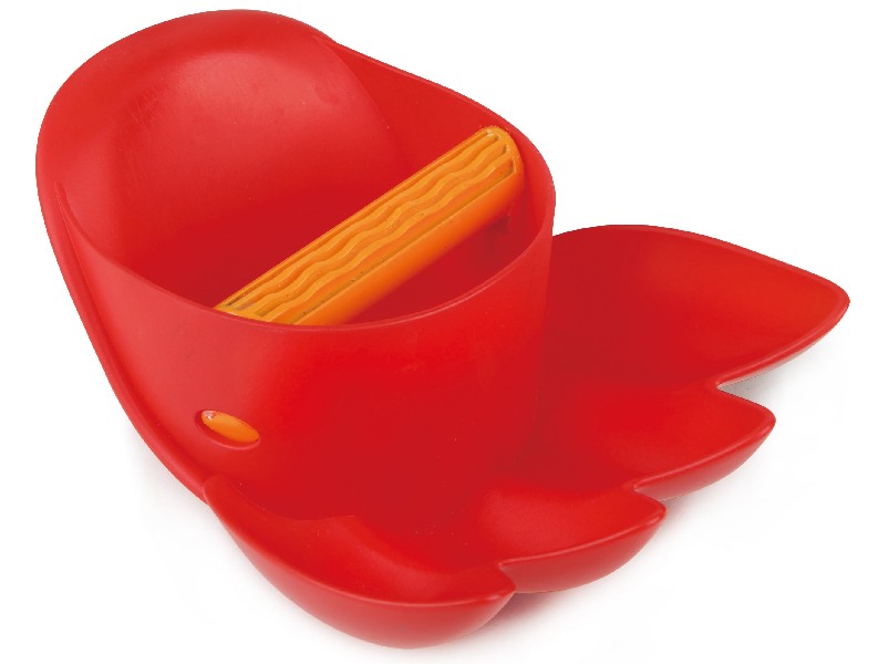 SANDKRATZER,21CM,ROT