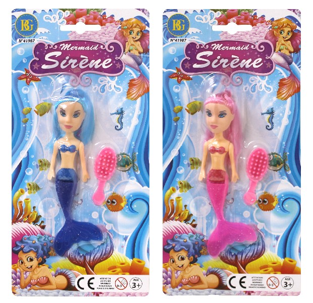 [350174] MERMAID-PUPPE,14CM,4F. SB