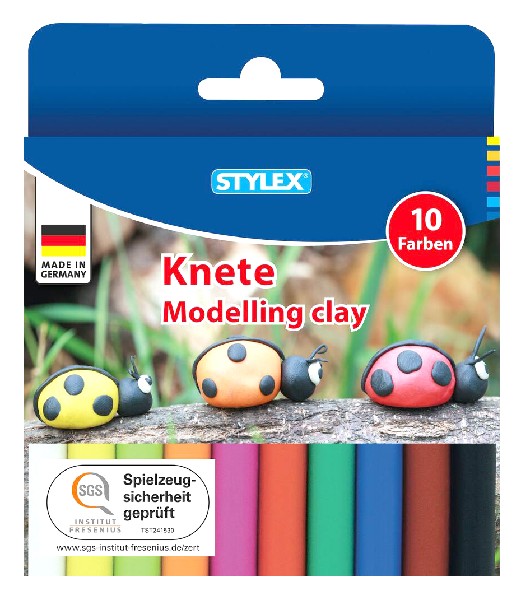 KNETE, 10 FARBEN SORT. SB