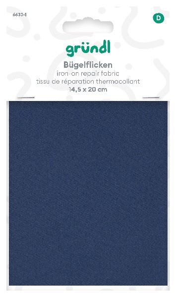 [119307] BÜGELFLICKEN BLAU      SB