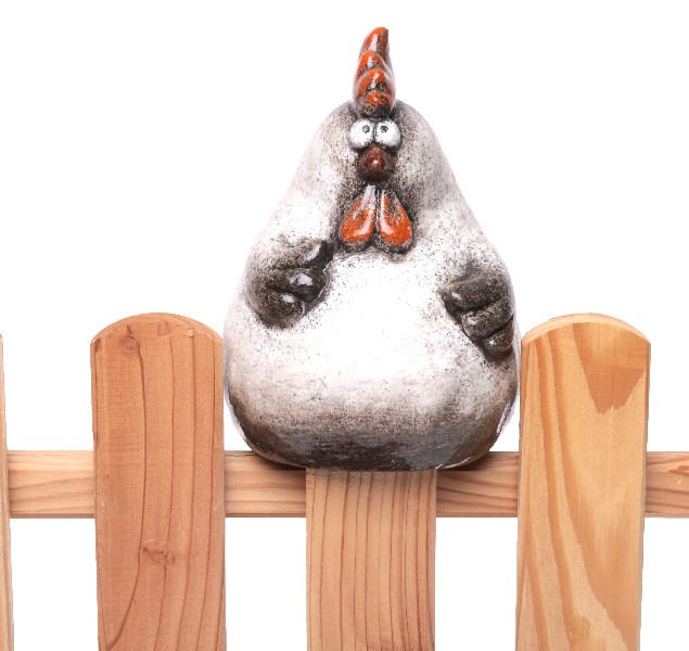 ZAUNFIGUR HUHN 16CM