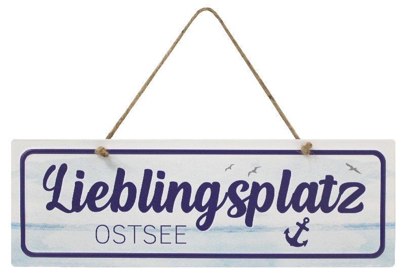 SCHILD,LIEBLINGSPL.OSTSEE