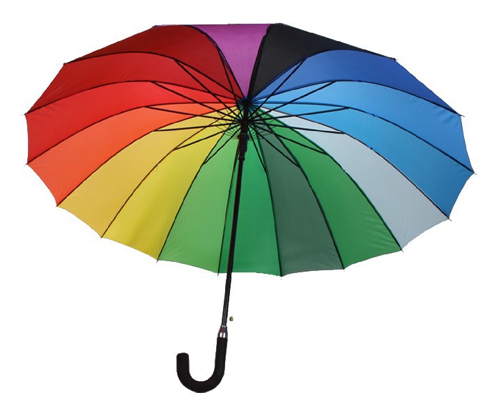 [510351] SCHIRM KRÜCKENF.REGENBOGE