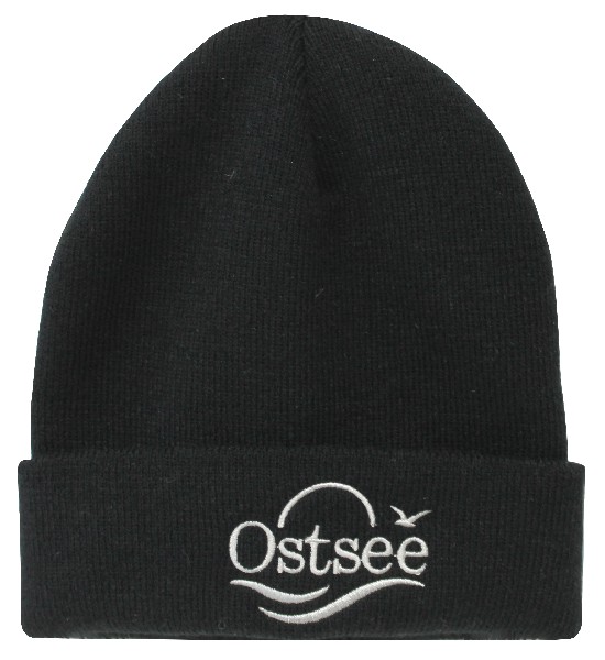 STRICKMÜTZE,OSTSEE,SCHWAR