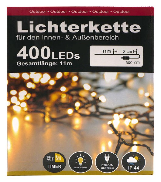 LICHTERKETTE LED 400ER