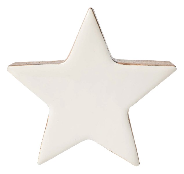 [13422] STERN 10CM LACK WEISS