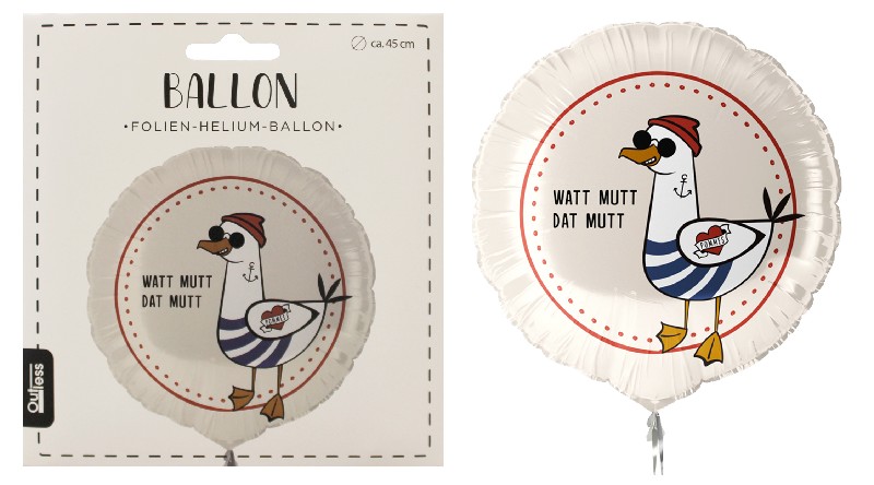 [359456] FOLIENBALLON WATT,45CM,SB