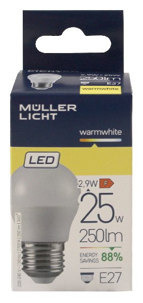[172631] KUGEL,LED-SMD,E27,2,9W SB