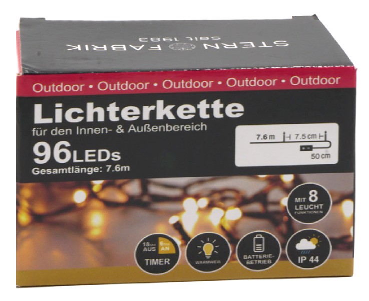 [47879] LICHTERKETTE LED 96 ER