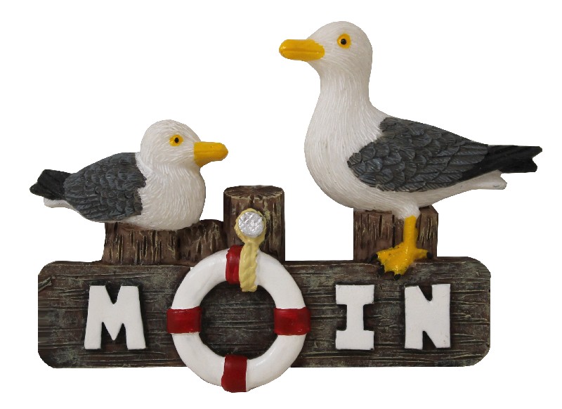 MÖWE(2)MAGN.SCHILD,MOIN