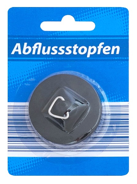 ABFLUSSSTOPFEN,SCHWARZ,SB