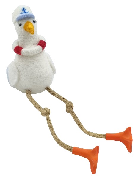 FILZ MÖWE,SITZ,22X7X11CM