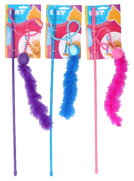 [593601] KATZENSPIELSTAB57CM,3F.SB