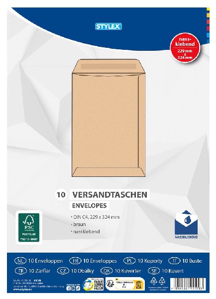 [277377] VERSANDTASCHEN C4 10ER PA