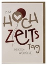 KARTE, HOCHZEITSTAG