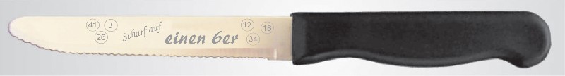 [850063] MESSER 23CM, M.LASERUNG