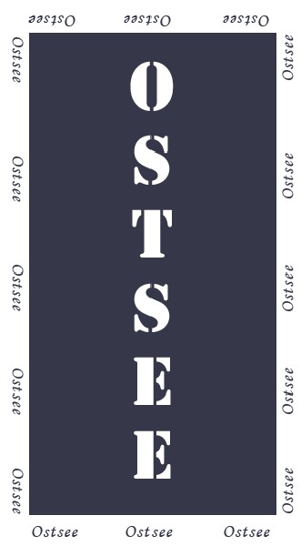 [922617] LIEGETUCH 75X152CM OSTSEE