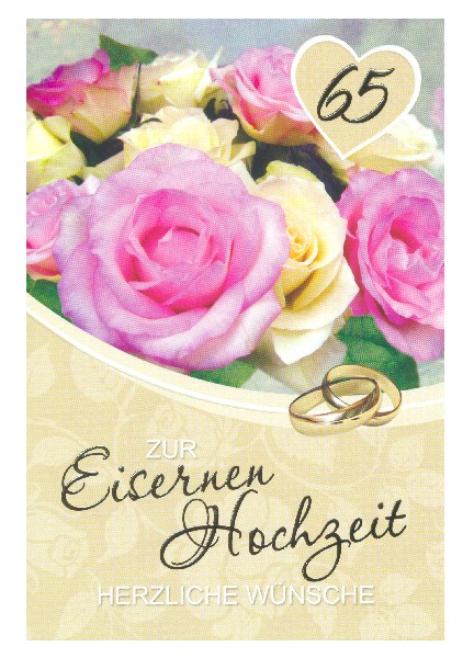 [285740] KARTE, EISERNE HOCHZEIT
