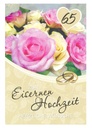 KARTE, EISERNE HOCHZEIT